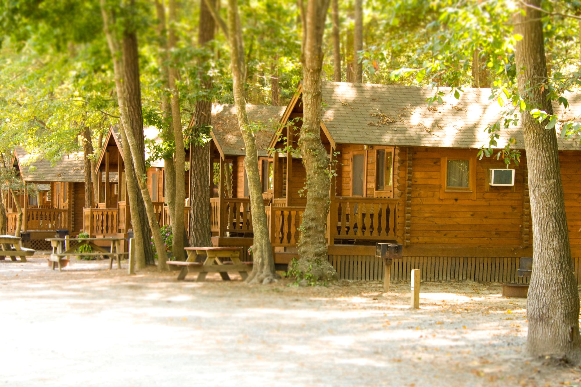 Camping near Ocean City Maryland.