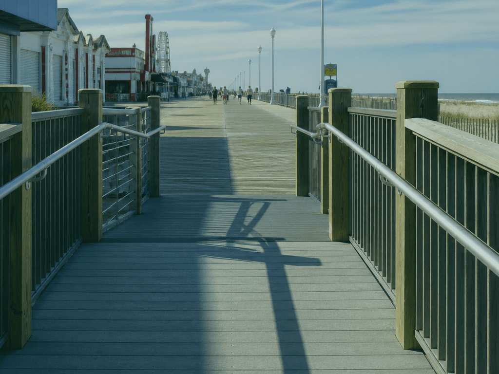Accessible Boardwalk ramp map: plan entries before you commit the stroll — supporting Beach Blog photo, Ocean City, Maryland