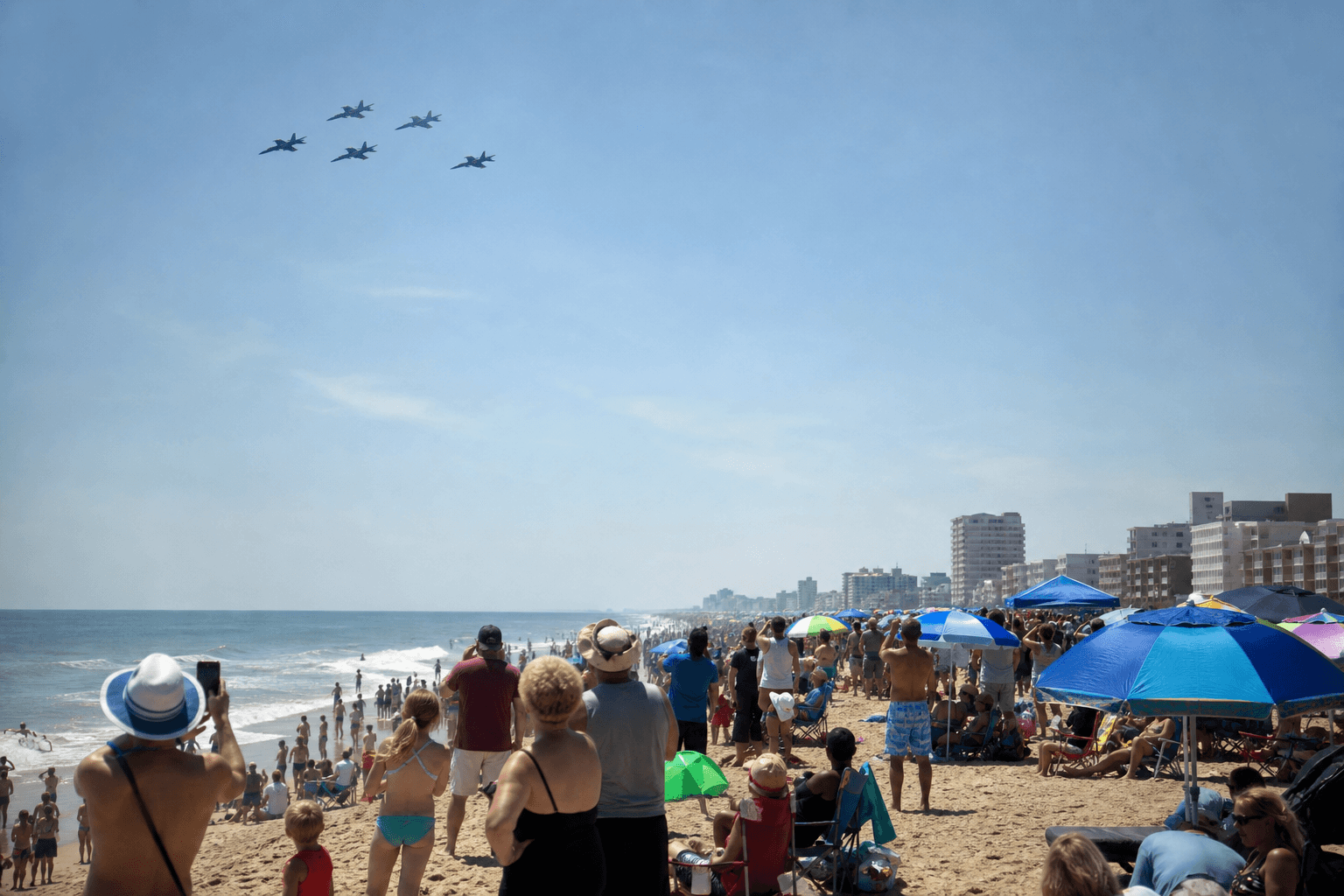 Air Show weekend: crowd pacing from a local — Beach Blog photo, Ocean City, Maryland