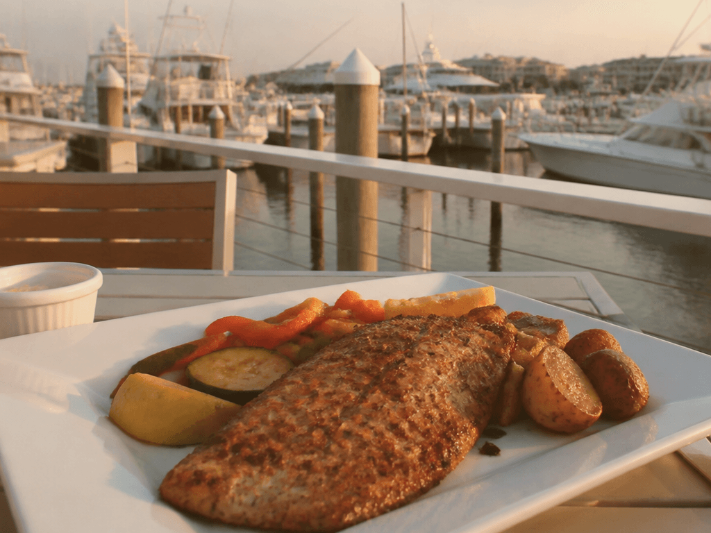 The Angler Restaurant review: Talbot Street tradition with marina manners — supporting Beach Blog photo, Ocean City, Maryland