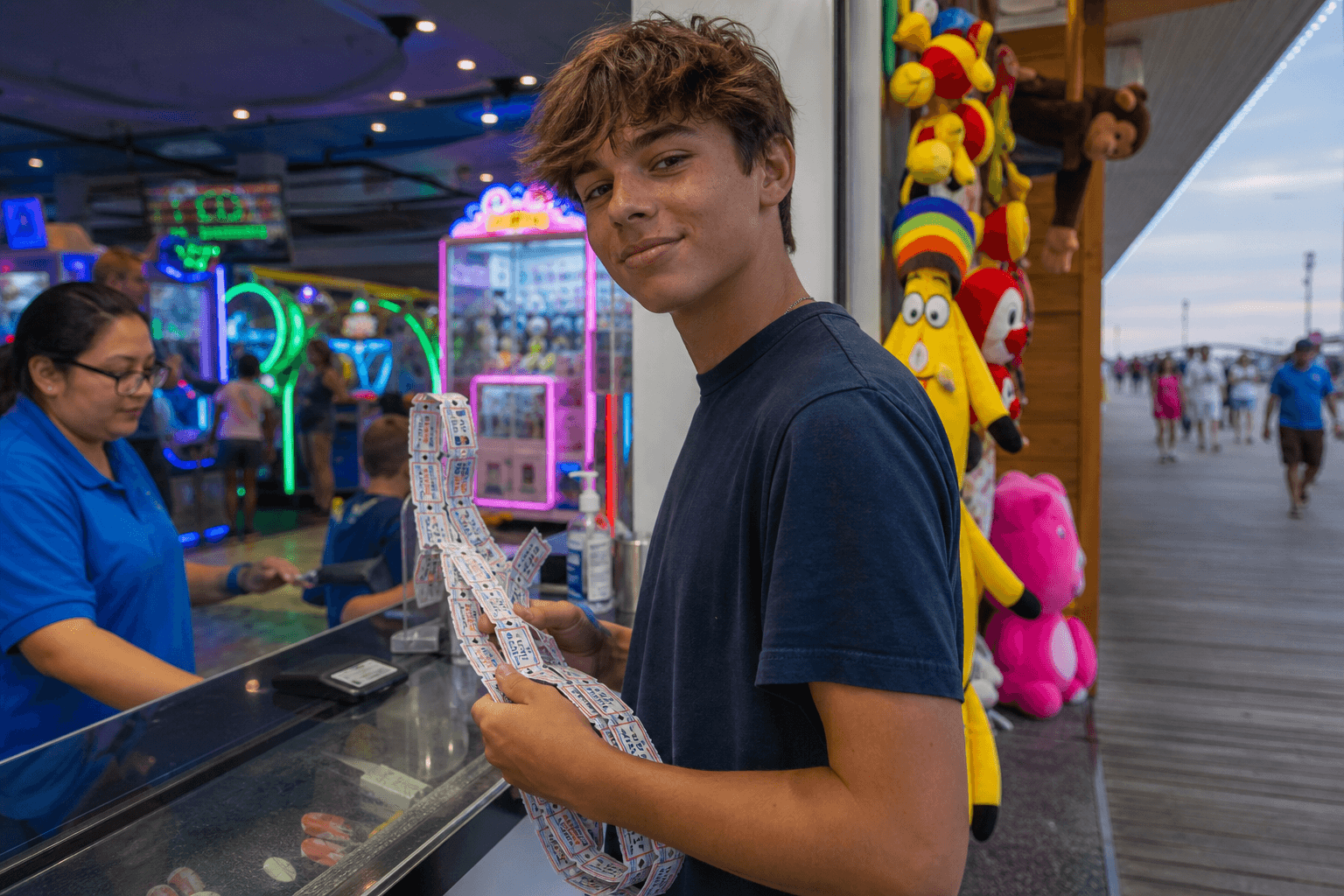 Arcade prize counter strategy: teen math for tickets without the scam feeling — Beach Blog photo, Ocean City, Maryland