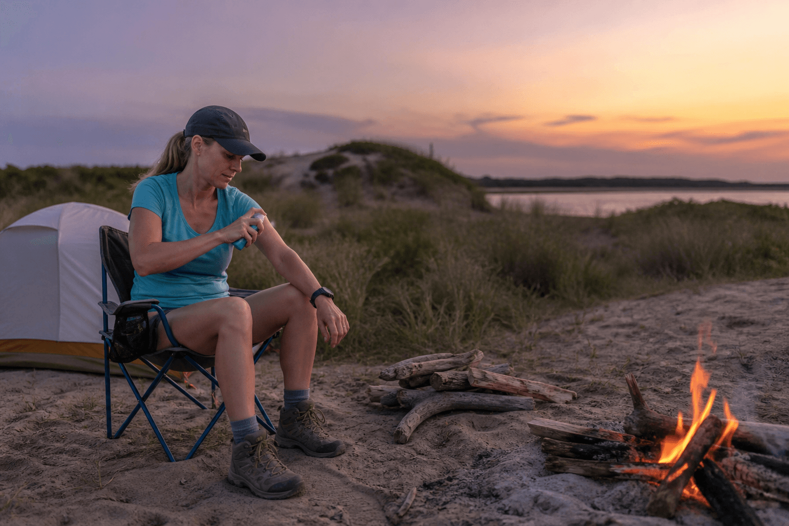 Assateague bug-repellent plan for campsite evenings — Beach Blog photo, Ocean City, Maryland