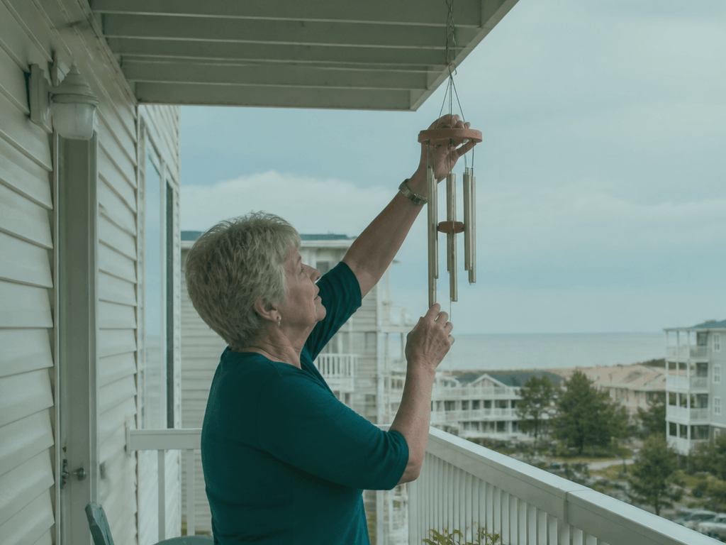 Balcony wind chimes: quiet hours apply to metal too — supporting Beach Blog photo, Ocean City, Maryland