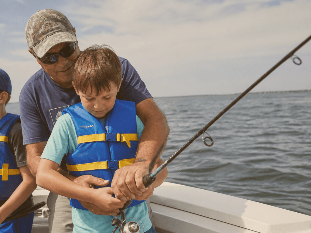 Bay guide boat half day with kids: let the captain work, keep the joy simple — supporting Beach Blog photo, Ocean City, Maryland