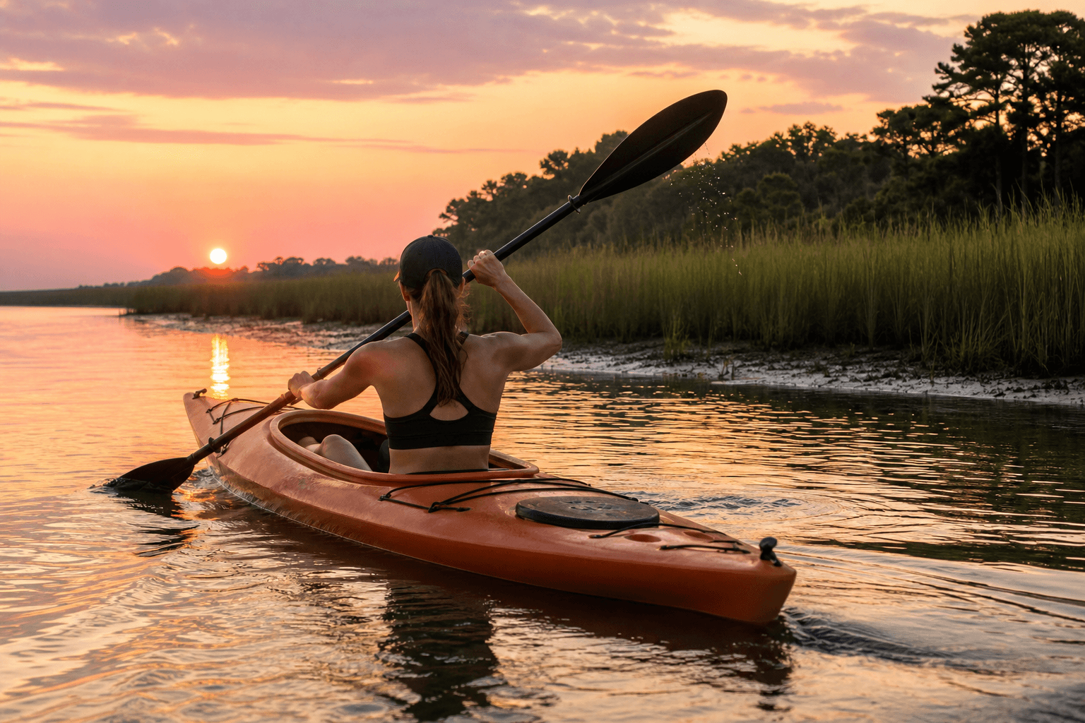 Bay paddle morning for runners on vacation — Beach Blog photo, Ocean City, Maryland