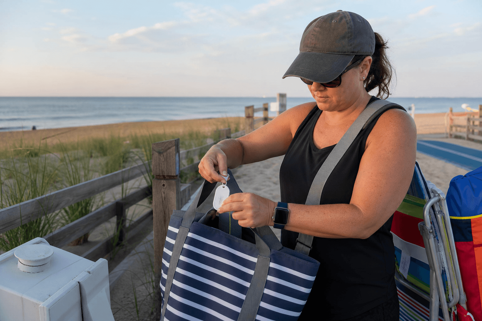 Beach tags and town rules without the ticket: buy early, wear visible, move on — Beach Blog photo, Ocean City, Maryland