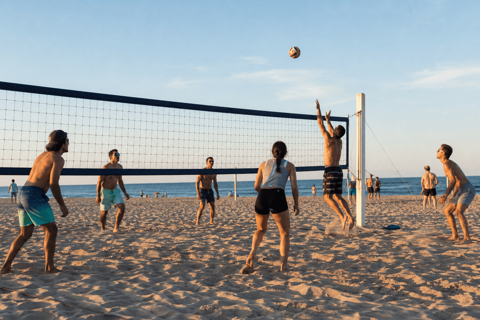 Beach volleyball pickup without the sunstroke: games, water, shade exits — Beach Blog photo, Ocean City, Maryland
