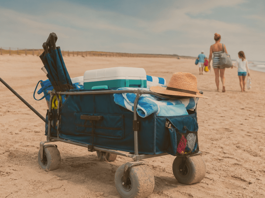 Beach wagon tire upgrade: worth it if sand is your daily commute — supporting Beach Blog photo, Ocean City, Maryland