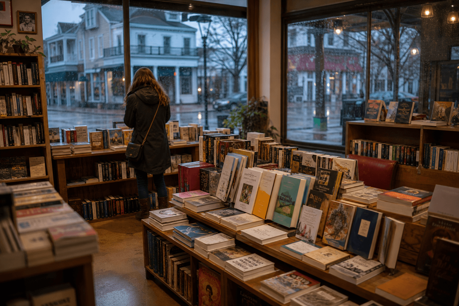 Berlin bookstore rain hour: dry pages when the beach is a no — Beach Blog photo, Ocean City, Maryland