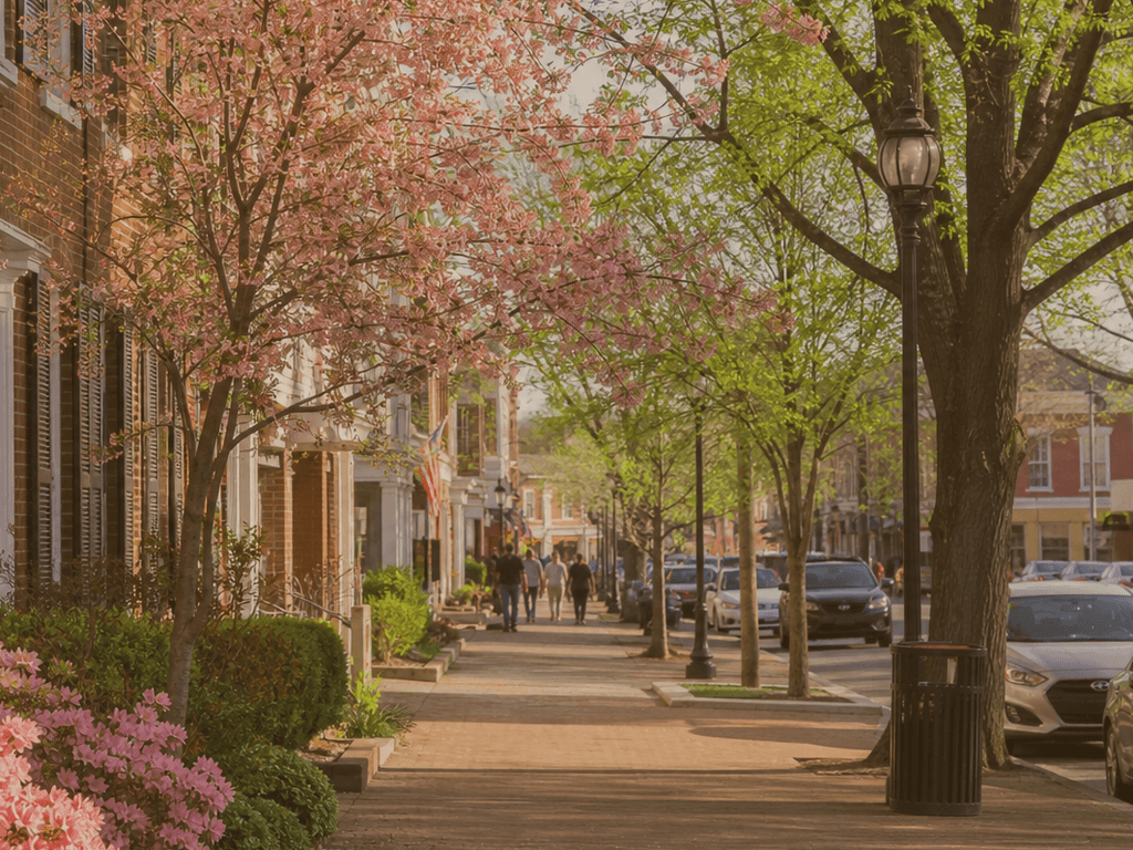 Berlin in spring bloom: a downtown day trip when Ocean City wants a softer hour — supporting Beach Blog photo, Ocean City, Maryland