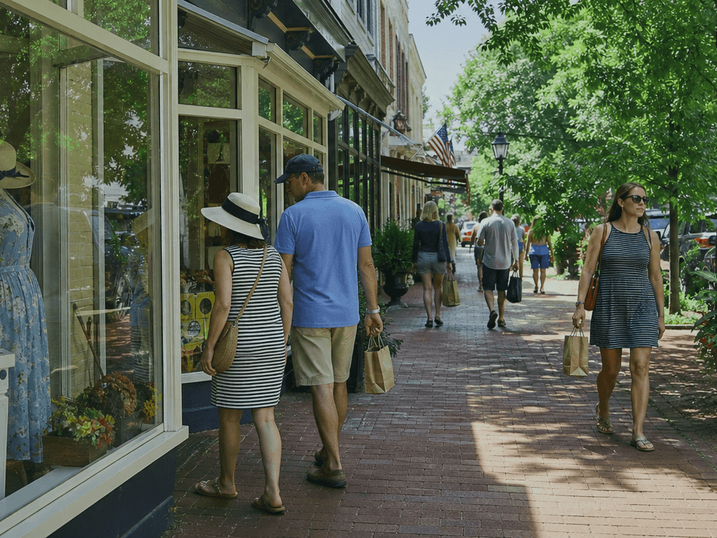 berlin shopping break from beach — supporting Beach Blog photo, Ocean City, Maryland