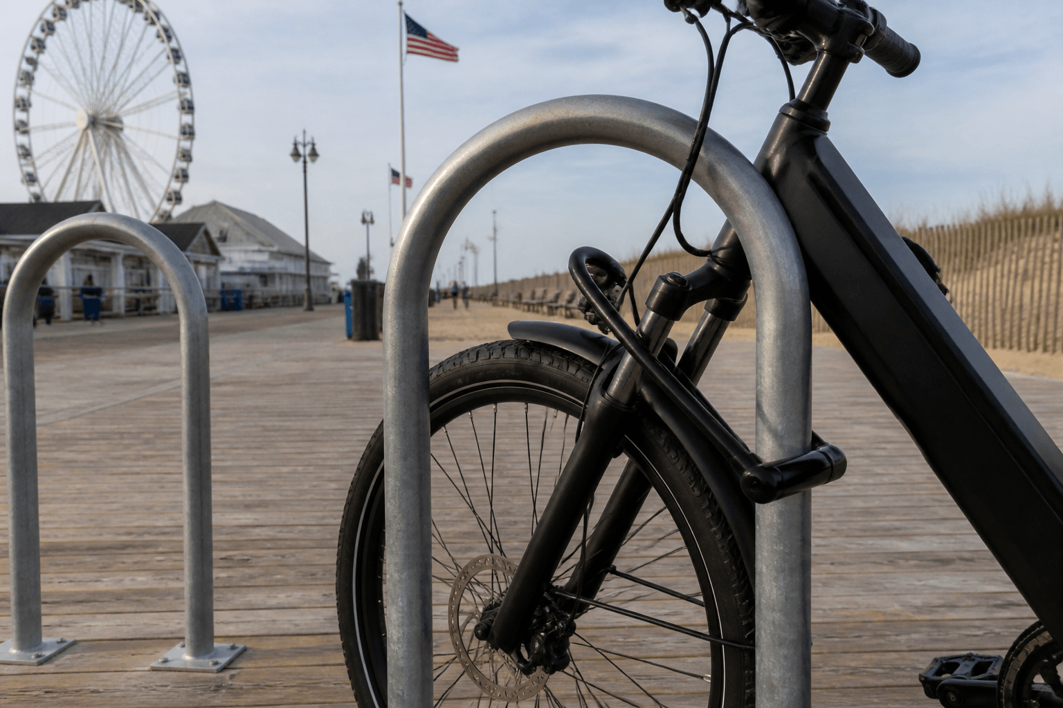 Bike lock cable thickness: thin cable is a souvenir gift — Beach Blog photo, Ocean City, Maryland