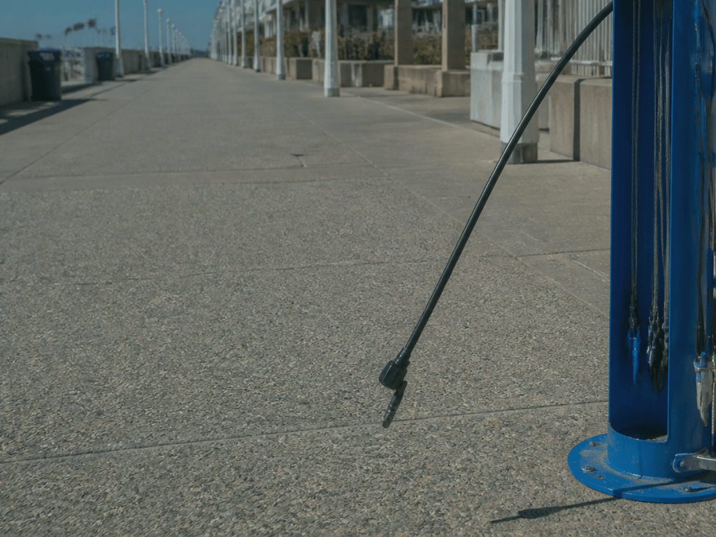 Bike pump floor stations: map them day one — supporting Beach Blog photo, Ocean City, Maryland
