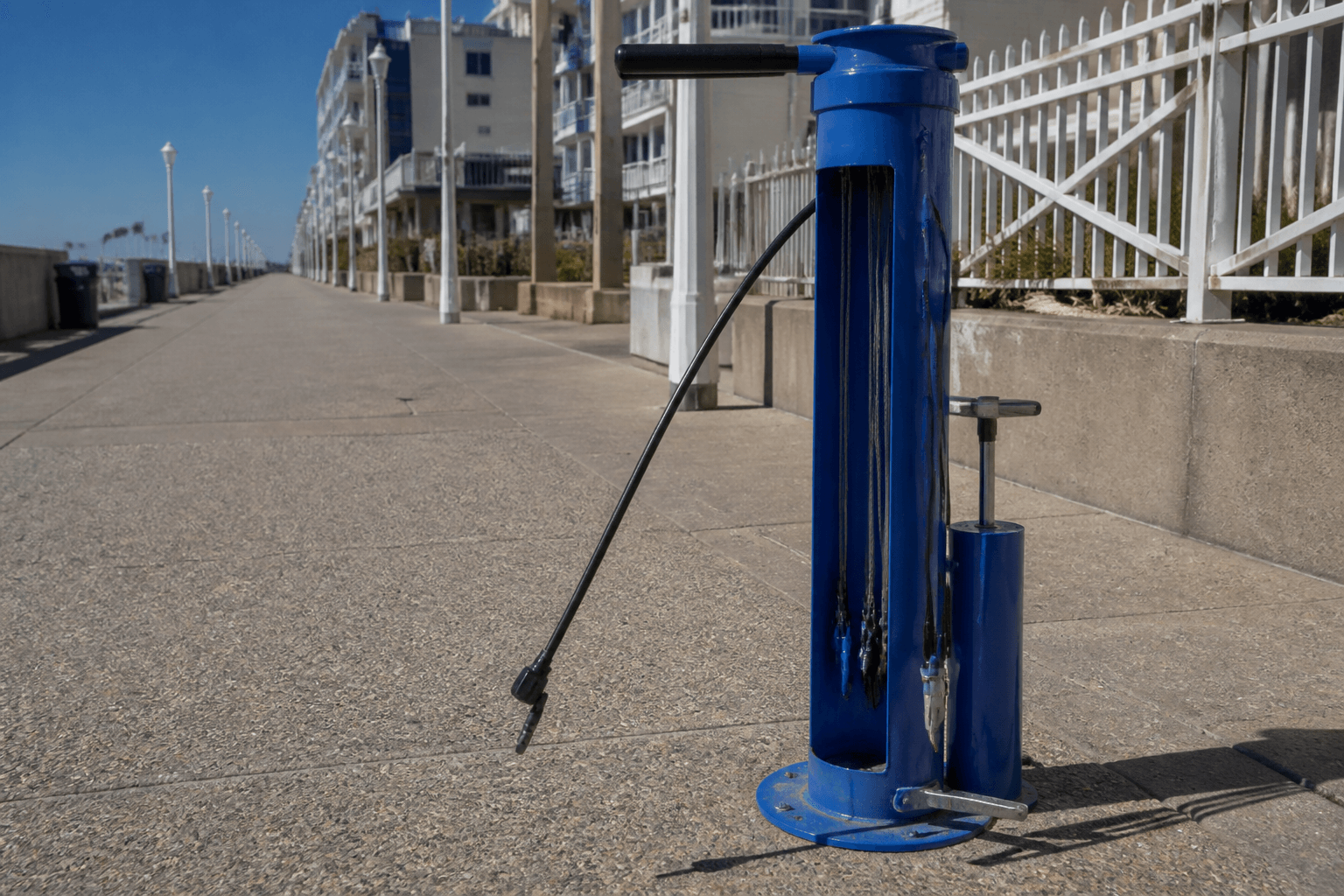 Bike pump floor stations: map them day one — Beach Blog photo, Ocean City, Maryland