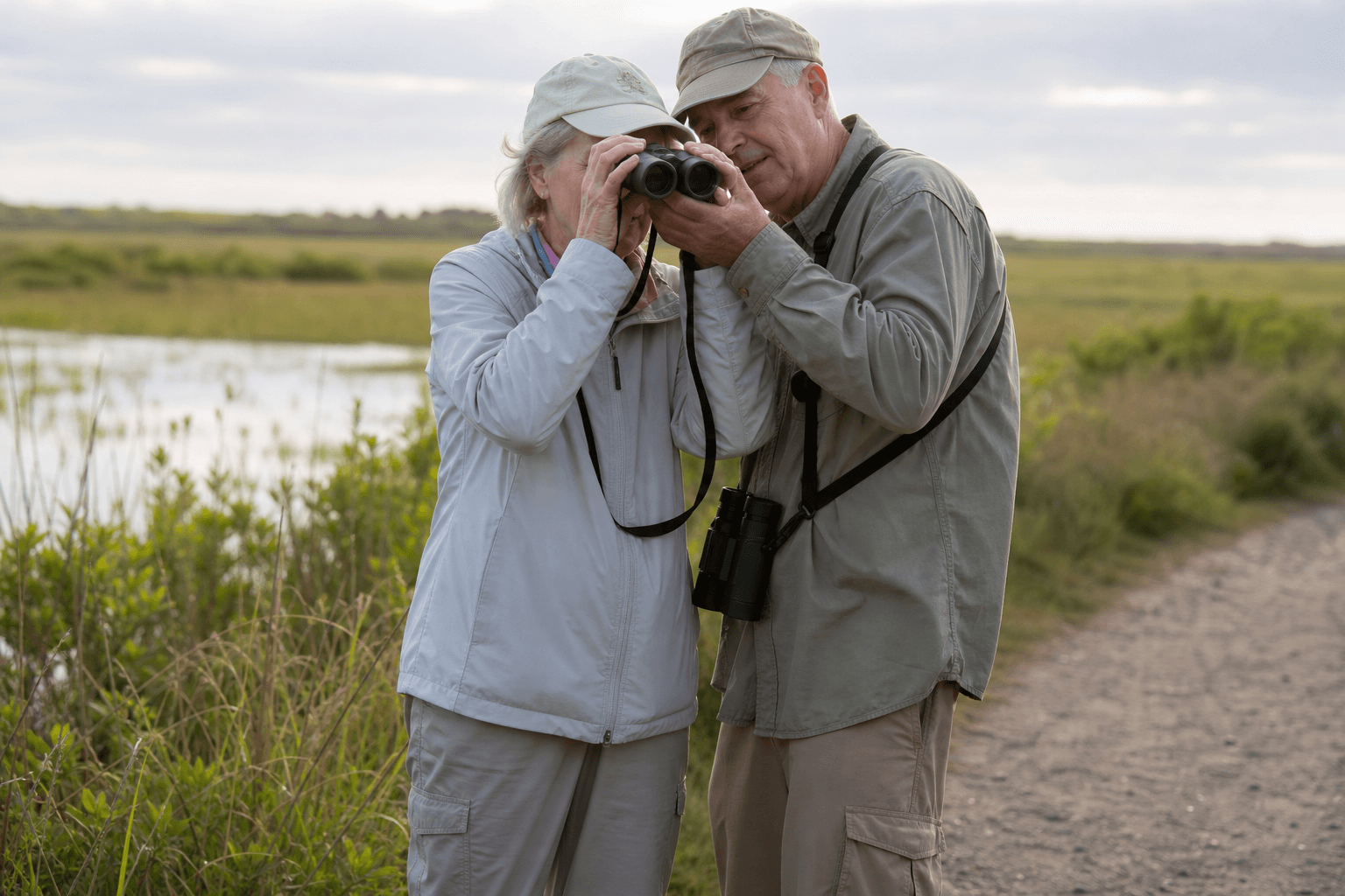 Binocular rental for birding hour: borrow glass, keep the neck happy — Beach Blog photo, Ocean City, Maryland