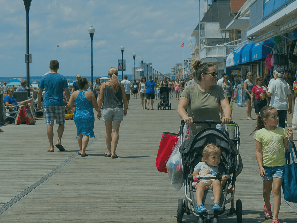 boardwalk bags vs outlet runs with kids — supporting Beach Blog photo, Ocean City, Maryland