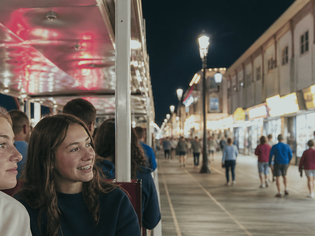 Boardwalk night tram vs walking: teen energy math for tired legs — supporting Beach Blog photo, Ocean City, Maryland