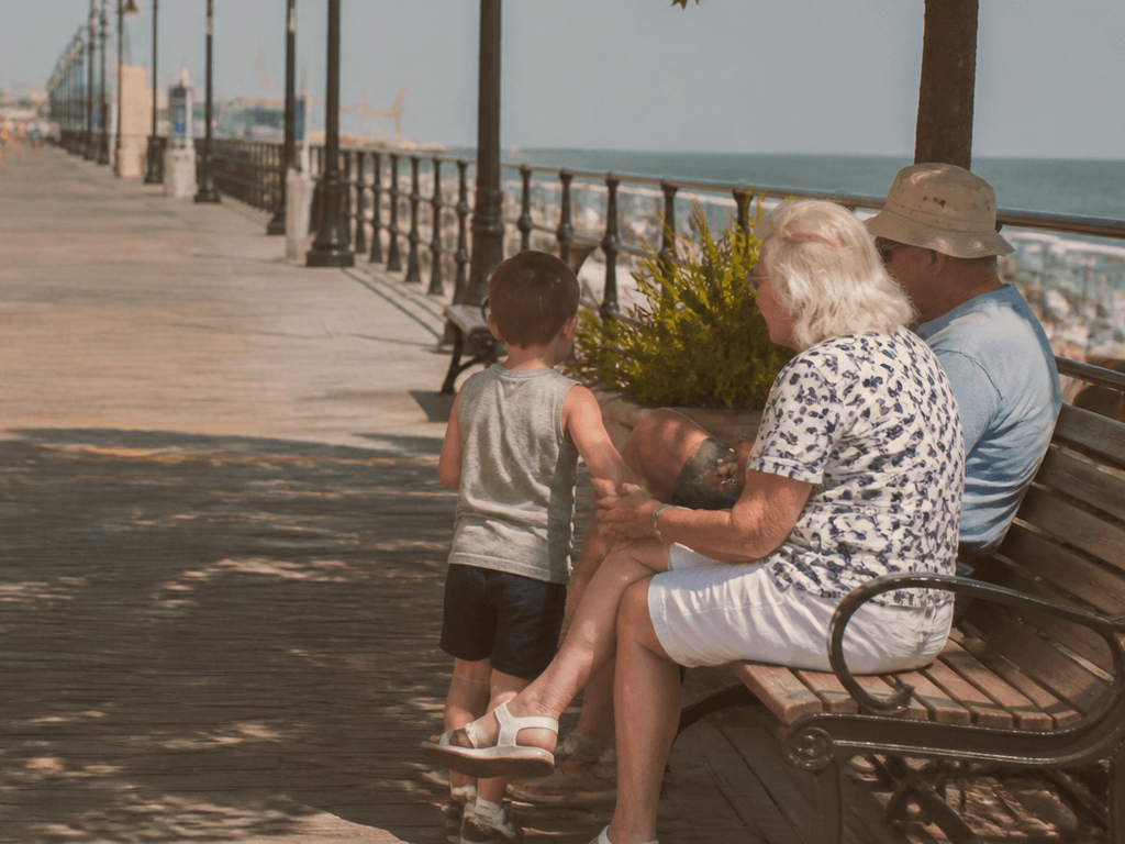 Boardwalk rest-bench pace: an accessibility-minded Ocean City family day — supporting Beach Blog photo, Ocean City, Maryland