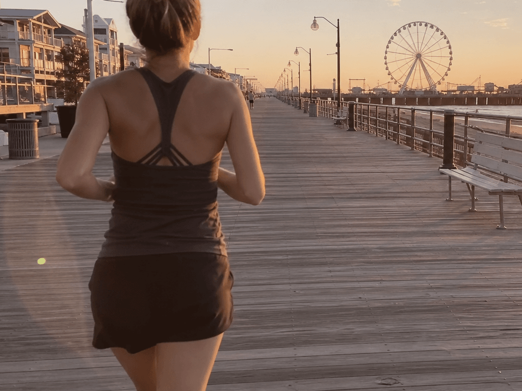 boardwalk training that leaves room for fries — supporting Beach Blog photo, Ocean City, Maryland