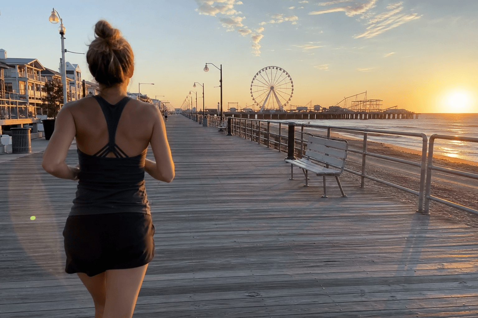 Boardwalk training that leaves room for fries — Beach Blog photo, Ocean City, Maryland