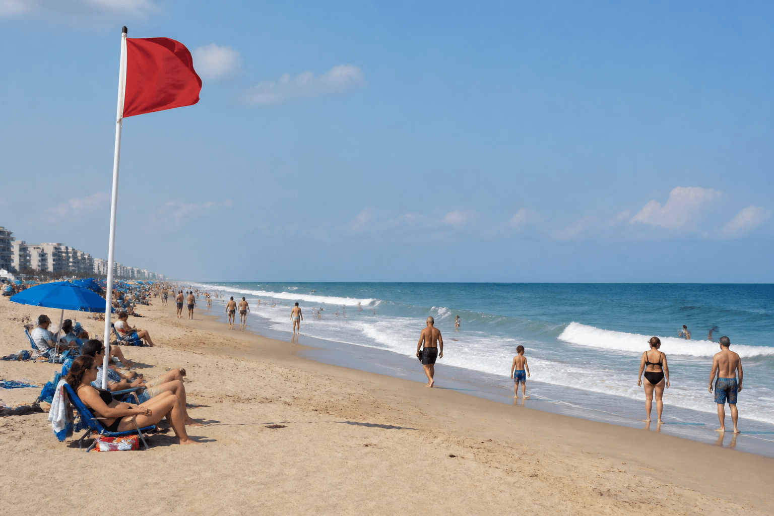 Body surfing on flag days: nope—find another flex — Beach Blog photo, Ocean City, Maryland