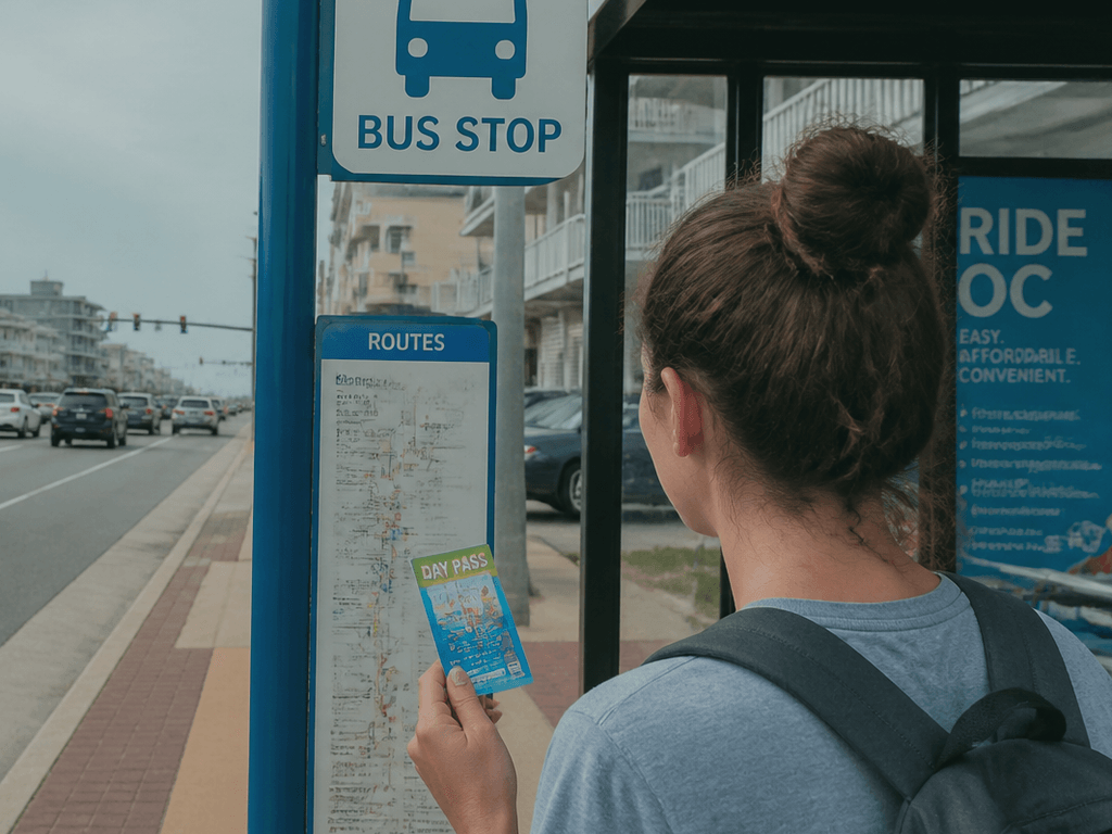Bus day pass vs Uber math: count the hops — supporting Beach Blog photo, Ocean City, Maryland