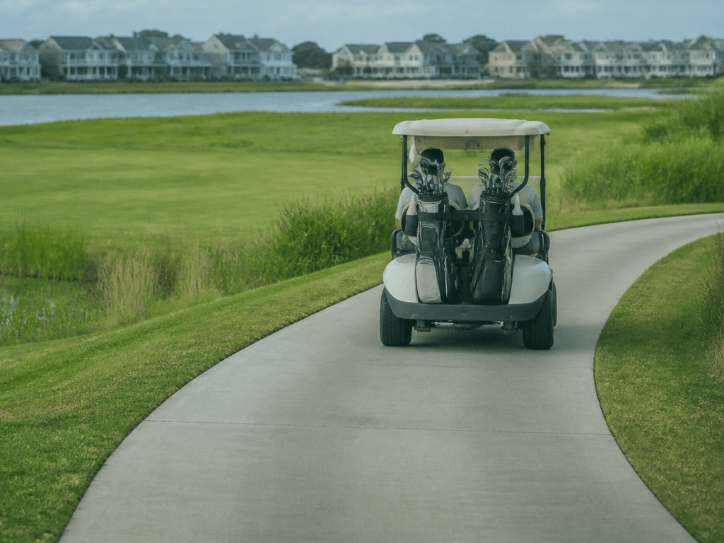 Cart-path-only rules: respect the rope, save the fairway — supporting Beach Blog photo, Ocean City, Maryland