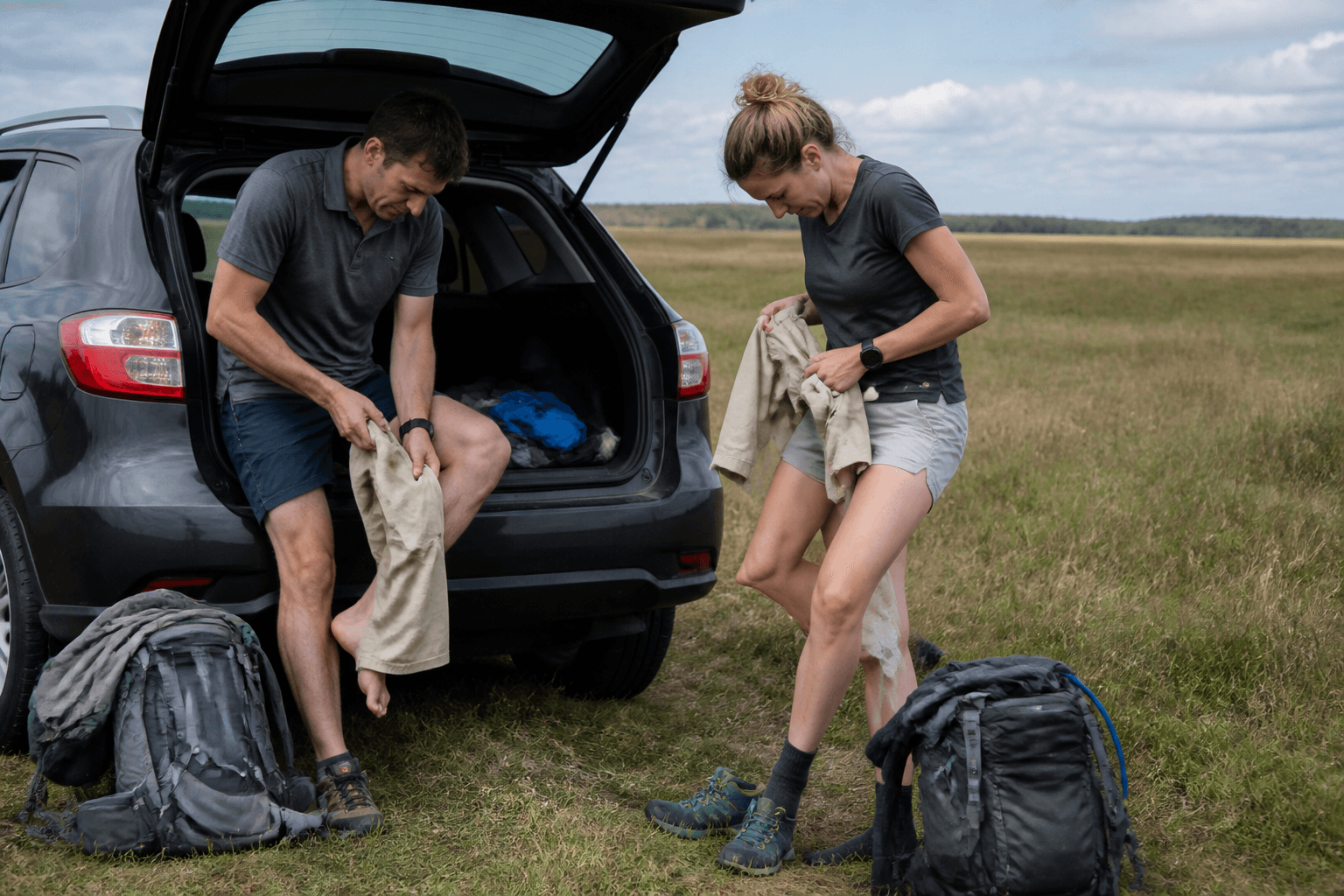 Chigger check after tall-grass walks: shower sooner, itch less later — Beach Blog photo, Ocean City, Maryland