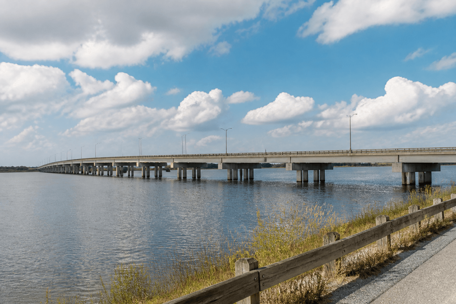 Chincoteague bridge photo pullouts: use them legally — Beach Blog photo, Ocean City, Maryland