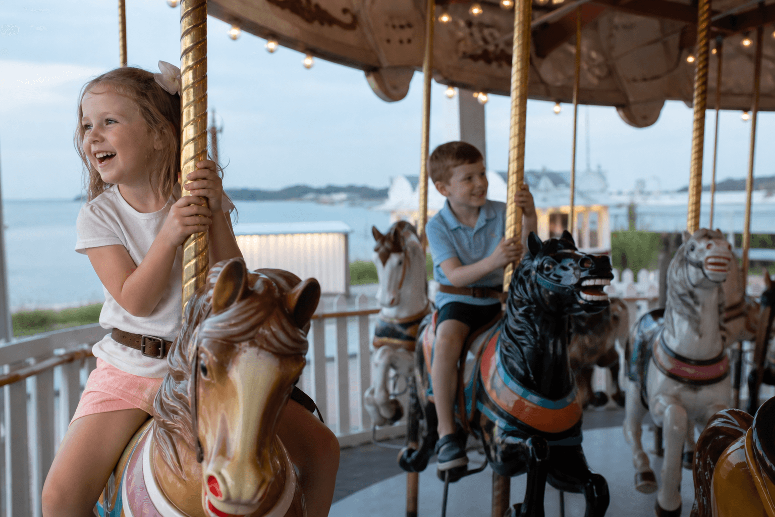 Chincoteague carousel kid hour: a softer ride day away from OC neon — Beach Blog photo, Ocean City, Maryland