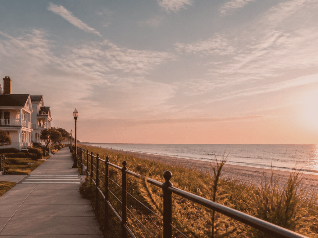 Church Sunday quiet morning then beach: soft start, sandy afternoon — supporting Beach Blog photo, Ocean City, Maryland