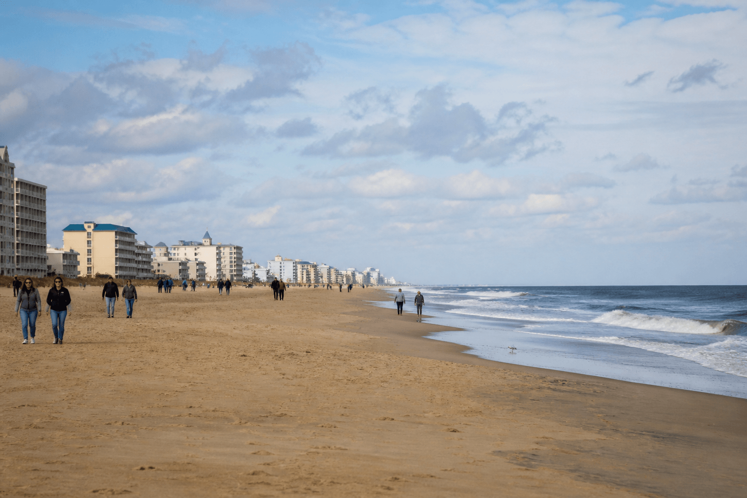 Columbus Day shoulder weekend value: space, cooler water, honest packing — Beach Blog photo, Ocean City, Maryland