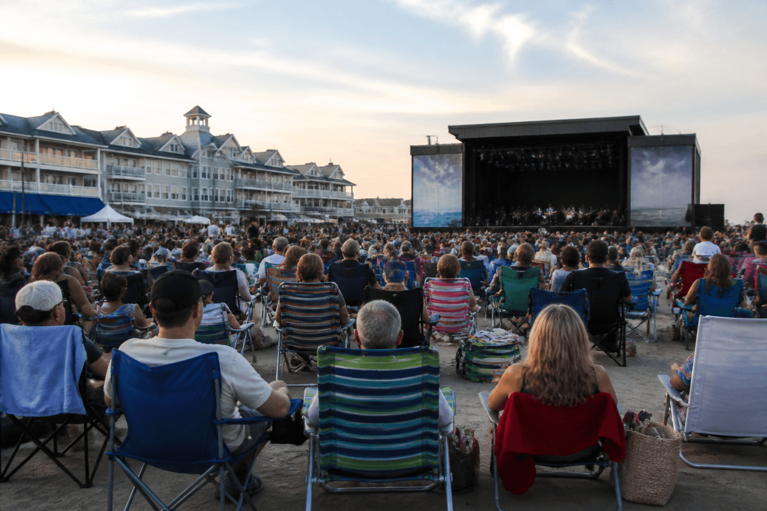 Concert lawn chair rules: read the height limit — Beach Blog photo, Ocean City, Maryland