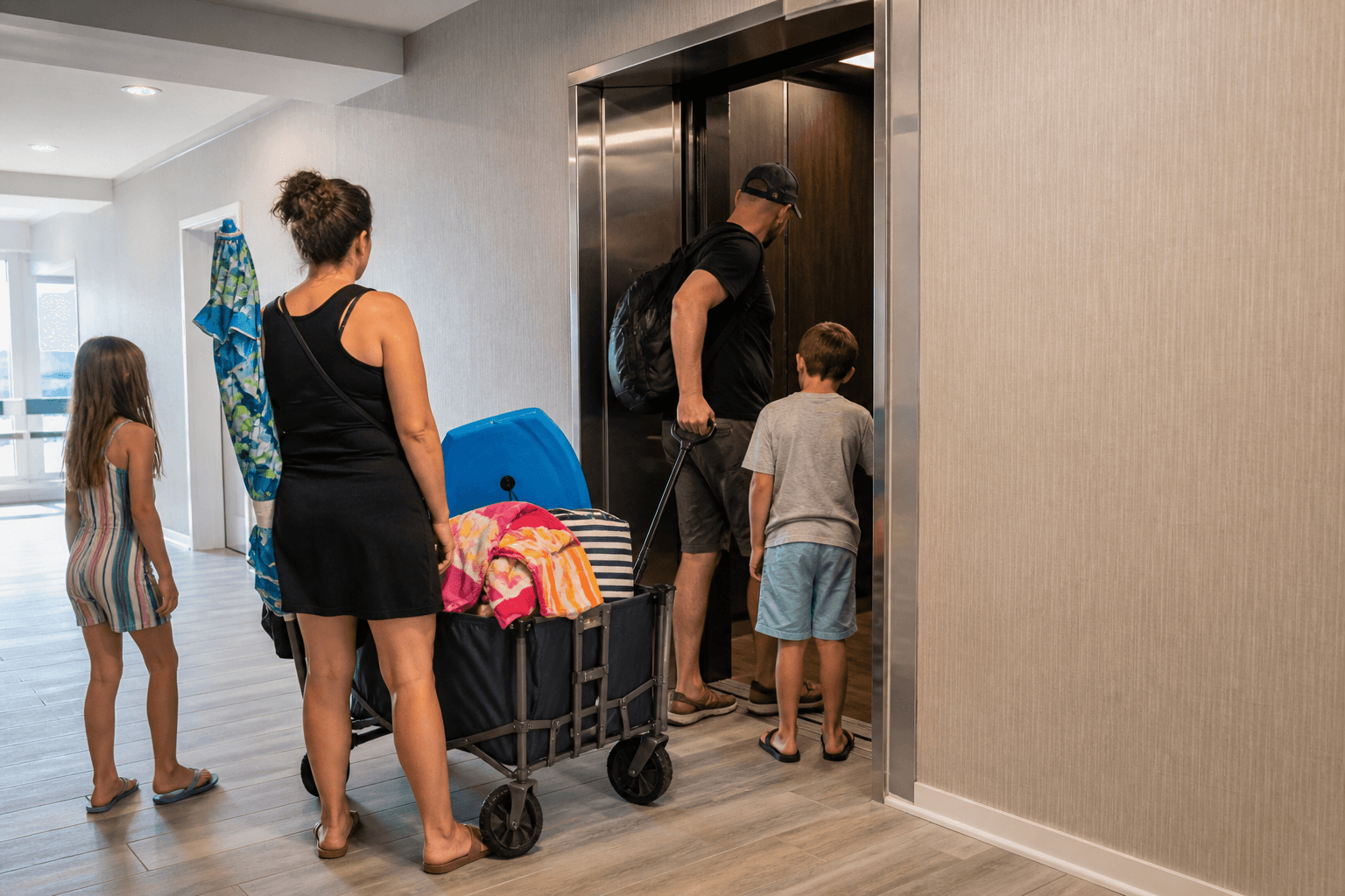 Condo elevator and beach gear flow: stop losing the morning in the lobby — Beach Blog photo, Ocean City, Maryland