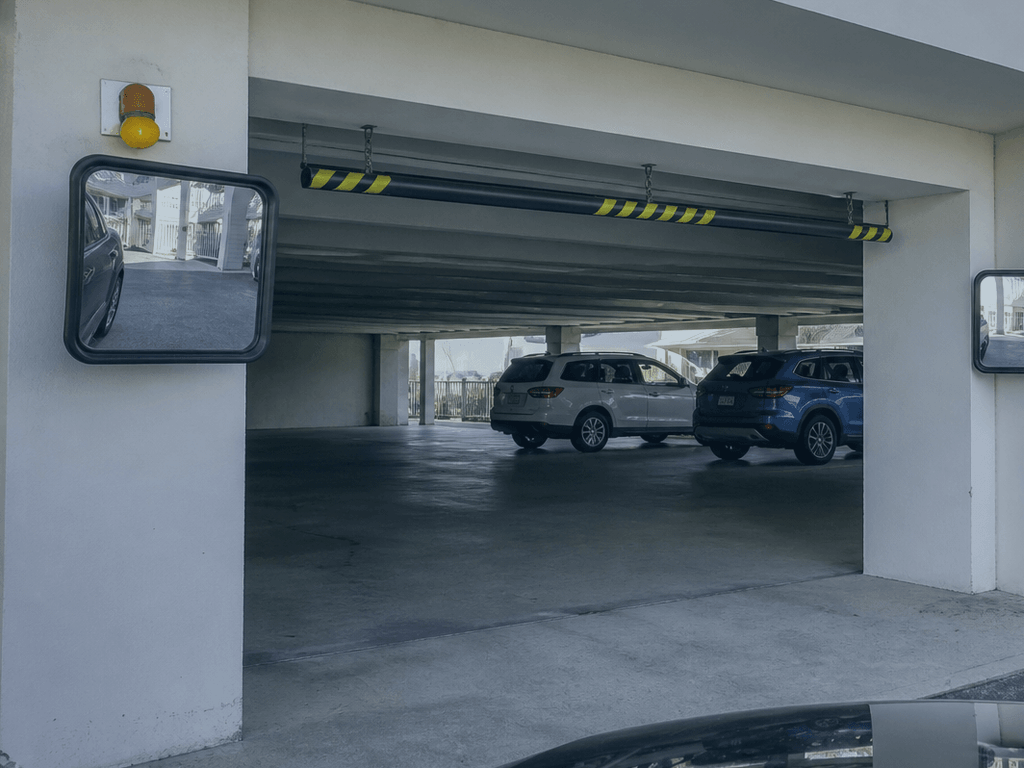 Condo parking garage height and mirrors: measure twice, scrape never — supporting Beach Blog photo, Ocean City, Maryland