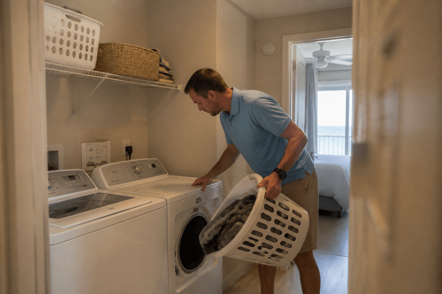 Condo washer queue diplomacy: claim a slot, finish the cycle, do not ghost wet clothes — Beach Blog photo, Ocean City, Maryland