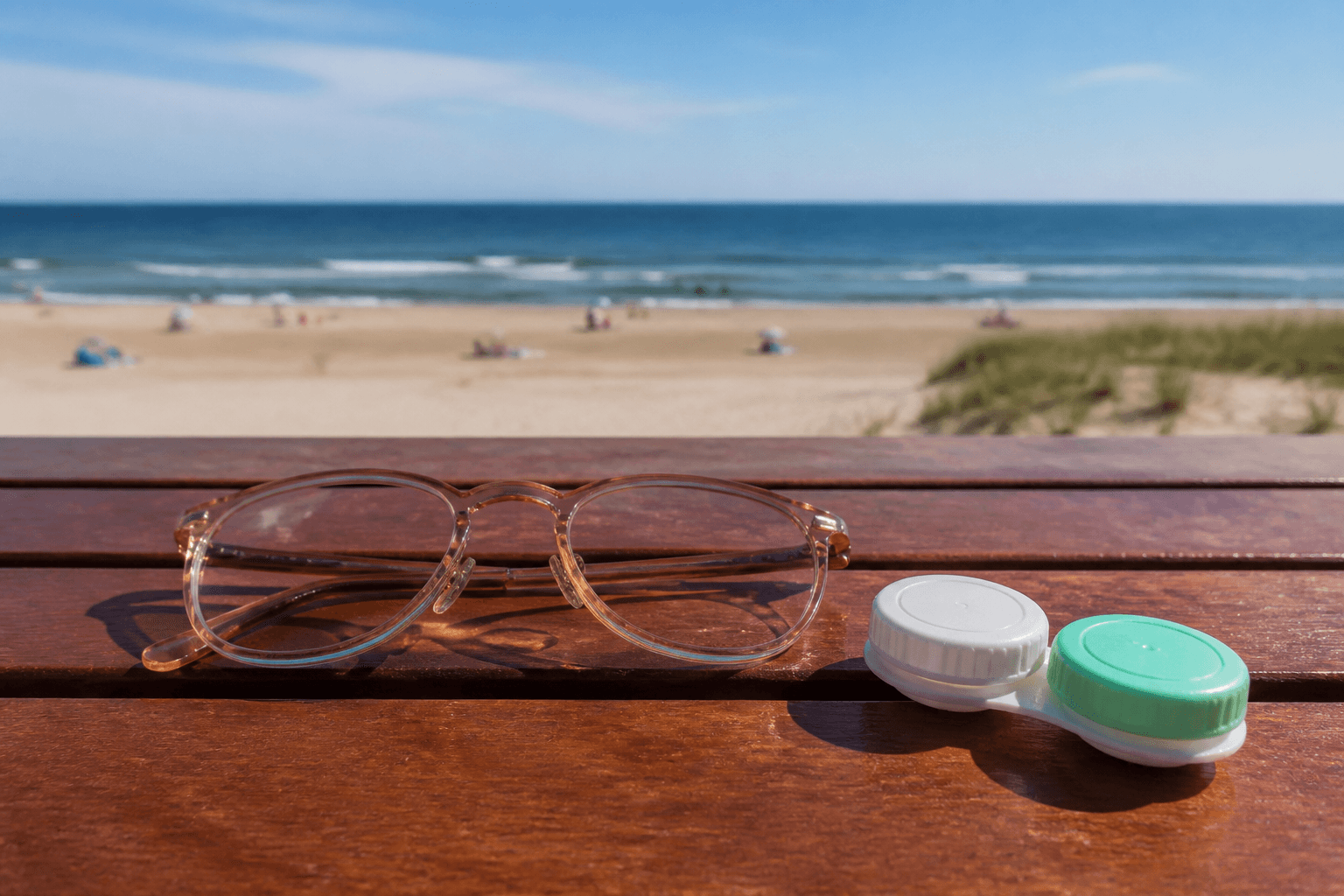Contact lenses: skip ocean days or bring backups — Beach Blog photo, Ocean City, Maryland