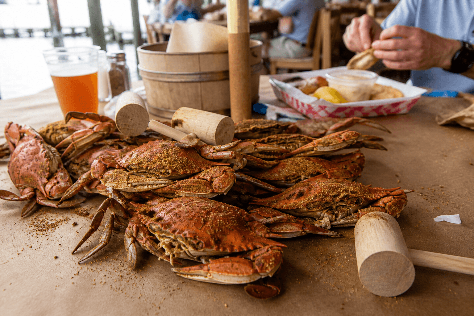 Crab Alley: West OC harbor crabs, deck sunsets, and a market run — Beach Blog photo, Ocean City, Maryland
