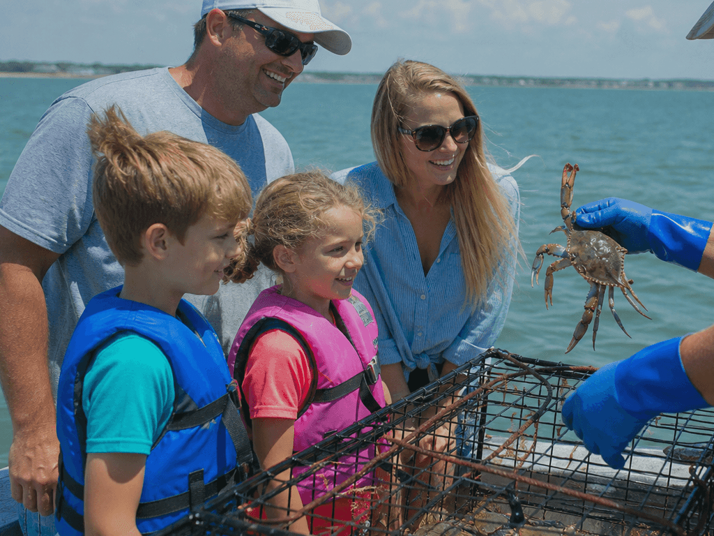 Crabbing charter half day for families: pay for know-how, keep the joy — supporting Beach Blog photo, Ocean City, Maryland