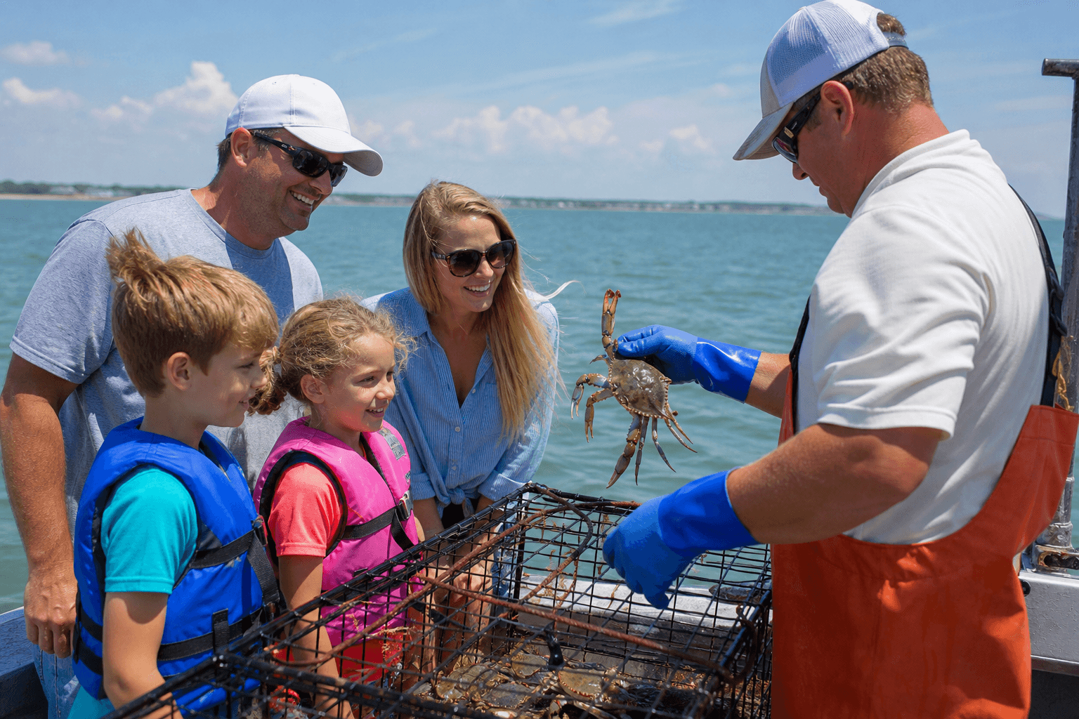 Crabbing charter half day for families: pay for know-how, keep the joy — Beach Blog photo, Ocean City, Maryland