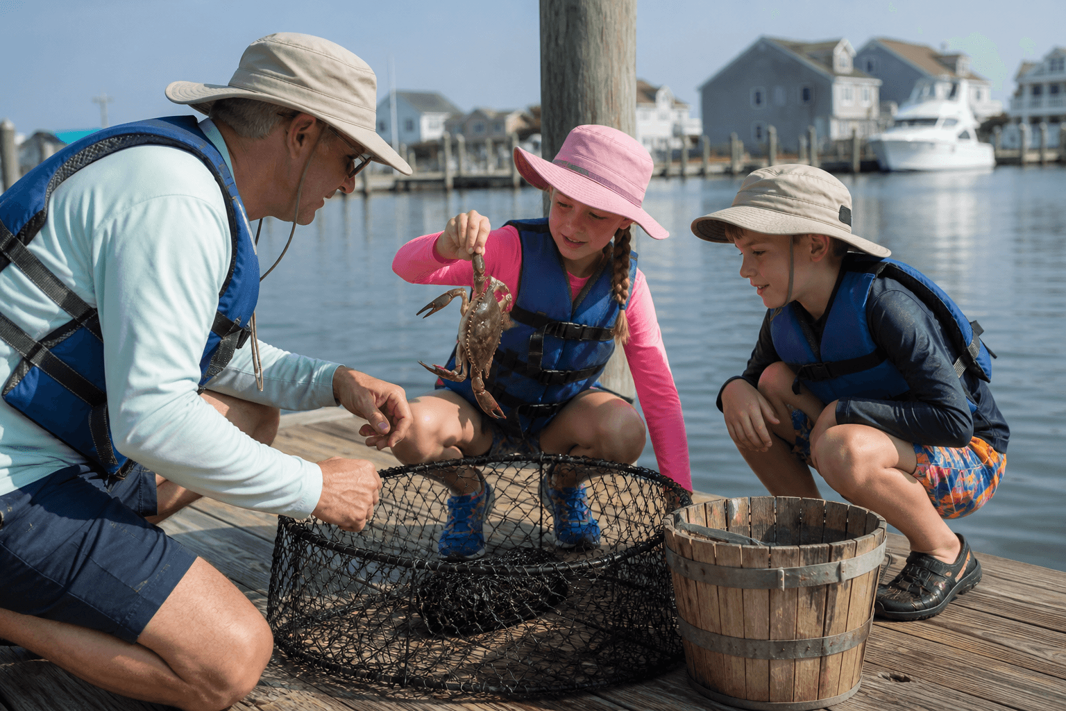 A kid-safe crabbing pier setup for West Ocean City — Beach Blog photo, Ocean City, Maryland
