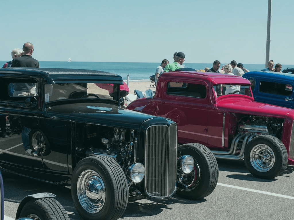 Cruisin' Ocean City: chrome, cruise routes, and Coastal Highway patience in spring — supporting Beach Blog photo, Ocean City, Maryland