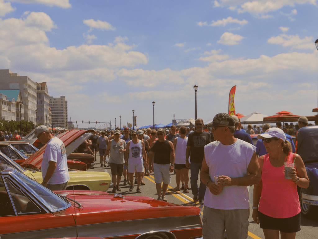 Cruisin' weekend crowd notes: engines, dinner timing, and sleep strategy — supporting Beach Blog photo, Ocean City, Maryland