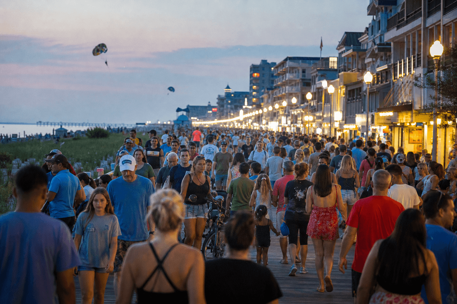 Demographics and crowd feel by season: who shows up when, and how to plan around it — Beach Blog photo, Ocean City, Maryland