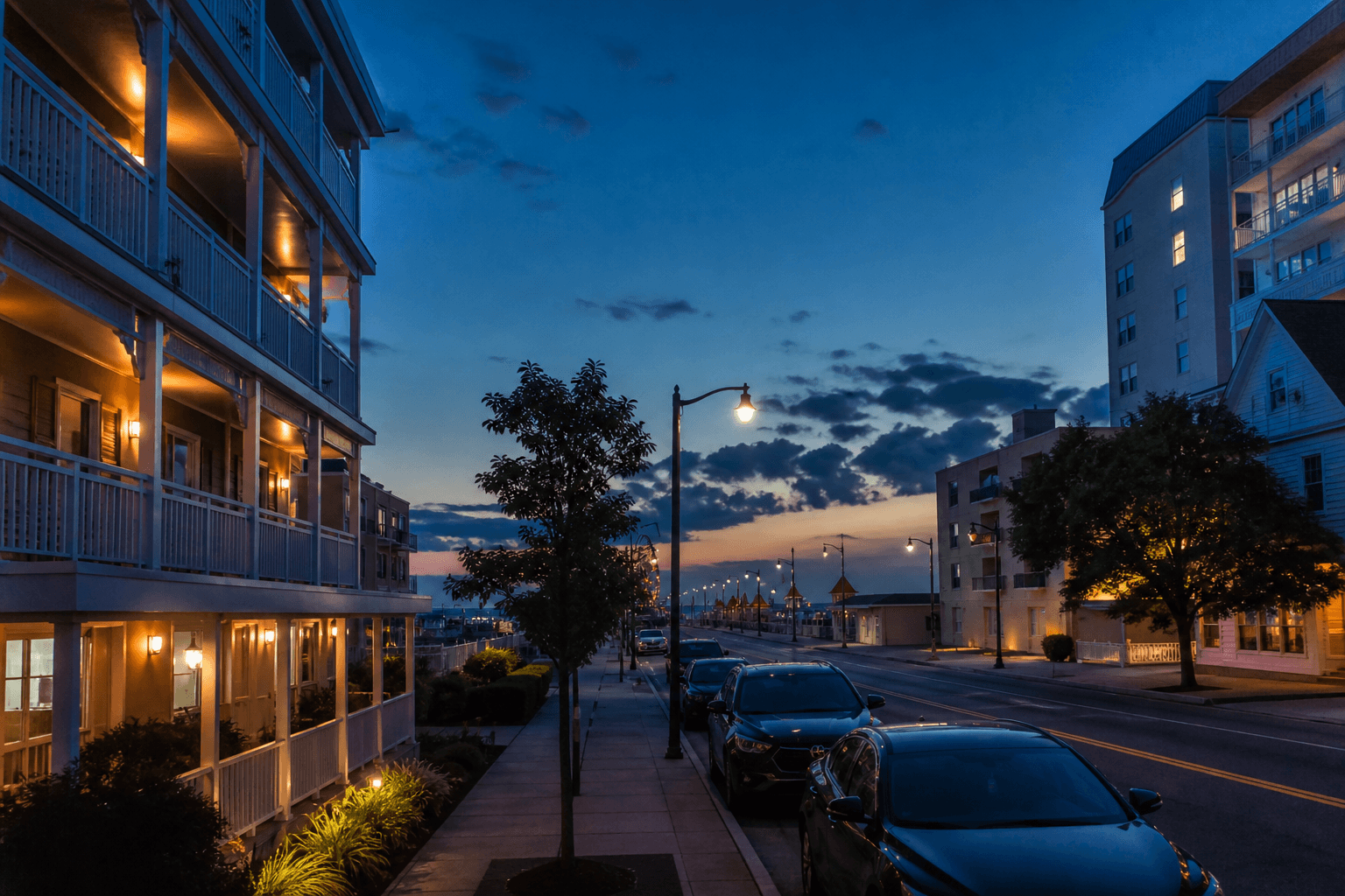 Downtown hotel walkability tradeoffs: boards access vs quiet sleep — Beach Blog photo, Ocean City, Maryland