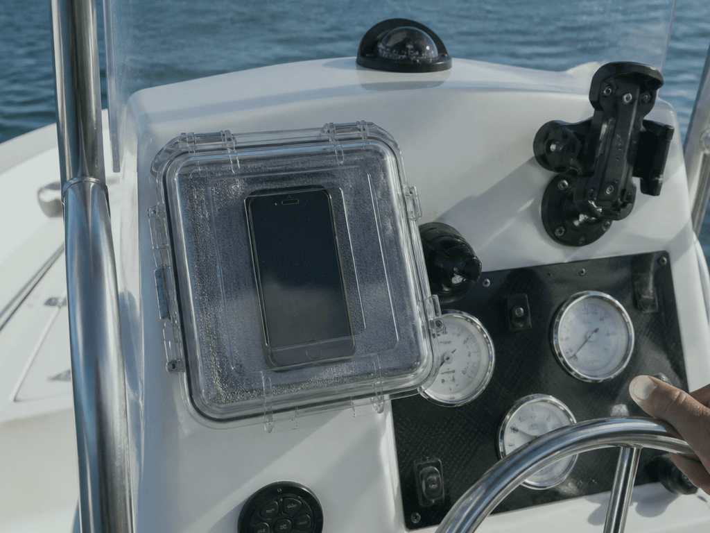 Dry box phone in the center console: sealed, not 'kinda' — supporting Beach Blog photo, Ocean City, Maryland