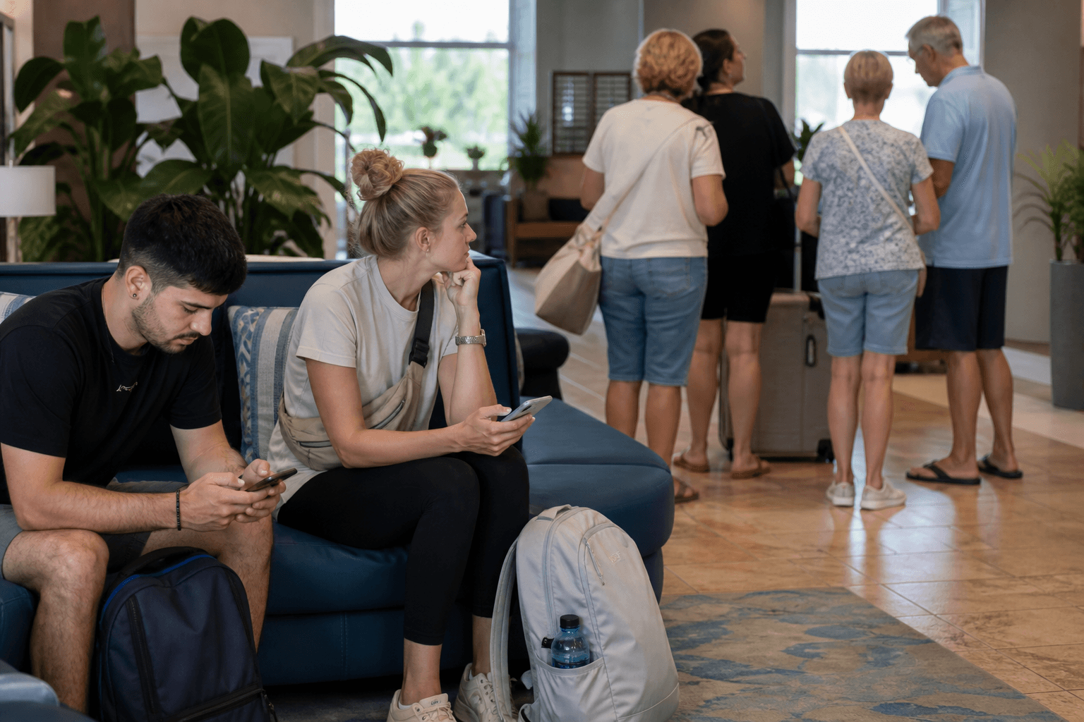 Early check-in lounge strategy: soft landing when the room is not ready — Beach Blog photo, Ocean City, Maryland