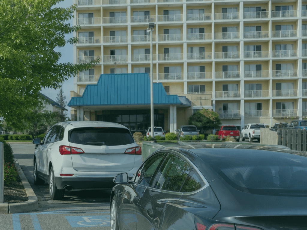 EV hotel charger queue: patience, etiquette, and not camping the plug — supporting Beach Blog photo, Ocean City, Maryland