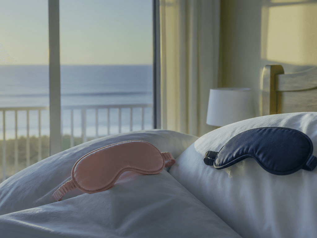 Eye masks in shared condos: sunrise is aggressive — supporting Beach Blog photo, Ocean City, Maryland