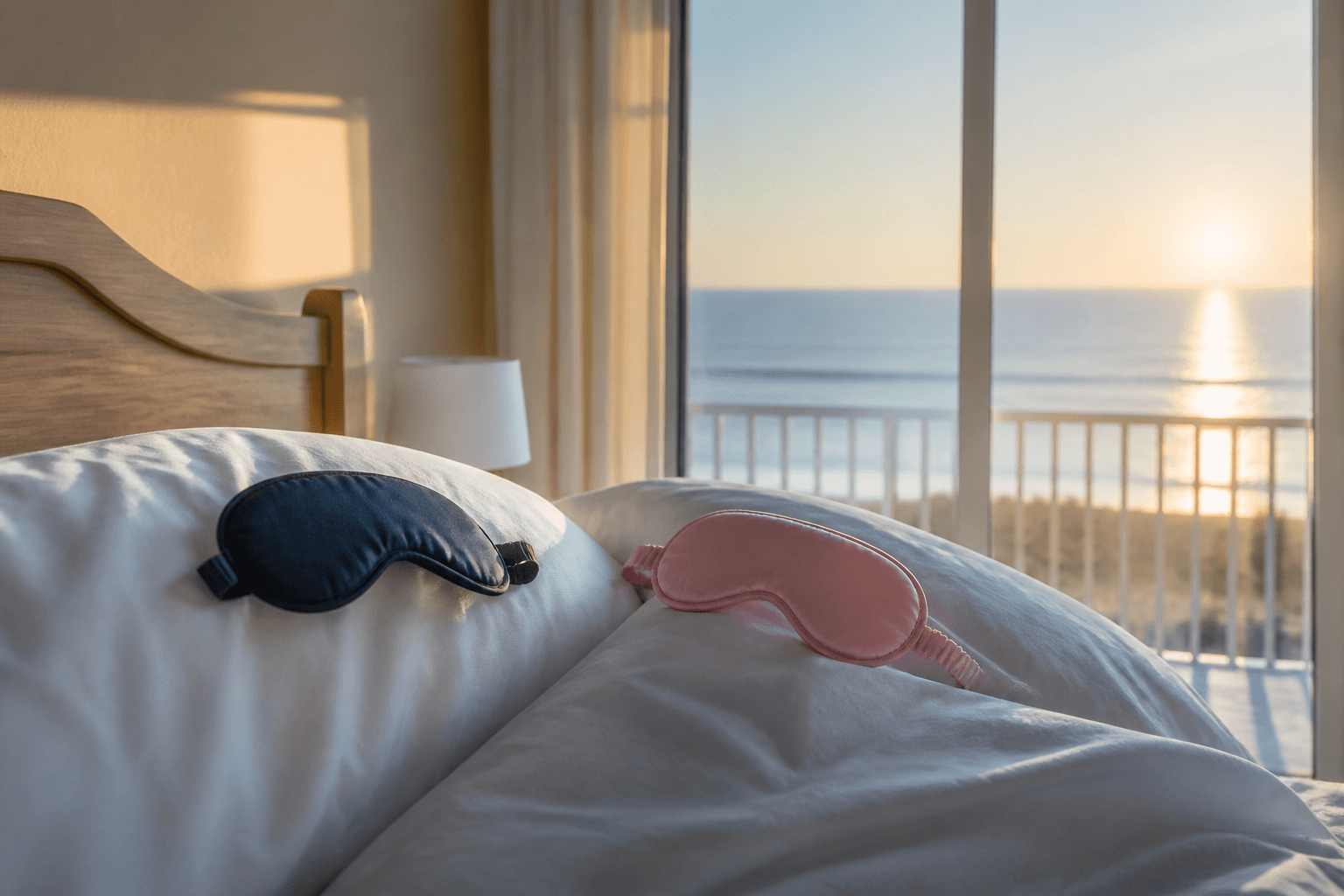 Eye masks in shared condos: sunrise is aggressive — Beach Blog photo, Ocean City, Maryland